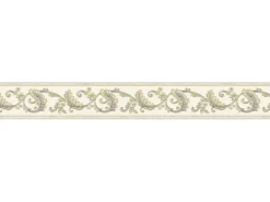 A.S. Création Borte selbstklebend Barock 5 m x 8 cm Gold-Silber