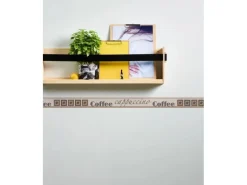A.S. Création Borte selbstklebend Coffee Küche 5 m x 5 cm Braun