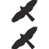 Aufkleber "Kontur Vögel'' 2er-Set 6,5 cm x 7 cm PVC-Folie