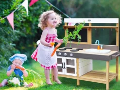 AXI Sand- und Wasser Spielküche Rosa Groß