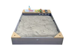 Axi Sandkasten Kelly mit Spielküchenzeile Grau Braun 115 cm x 21,8 cm x 180 cm