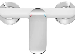 baliv Duscharmatur DU-5070 Weiß-Chrom