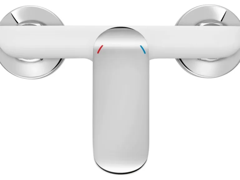 baliv Duscharmatur DU-5070 Weiß-Chrom