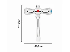 baliv Entleerungsbatterie EB-4310 Chrom