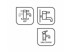 baliv Entleerungsbatterie EB-4310 Chrom