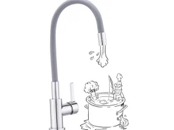 baliv Küchenarmatur KI-1821 Chrom-Grau