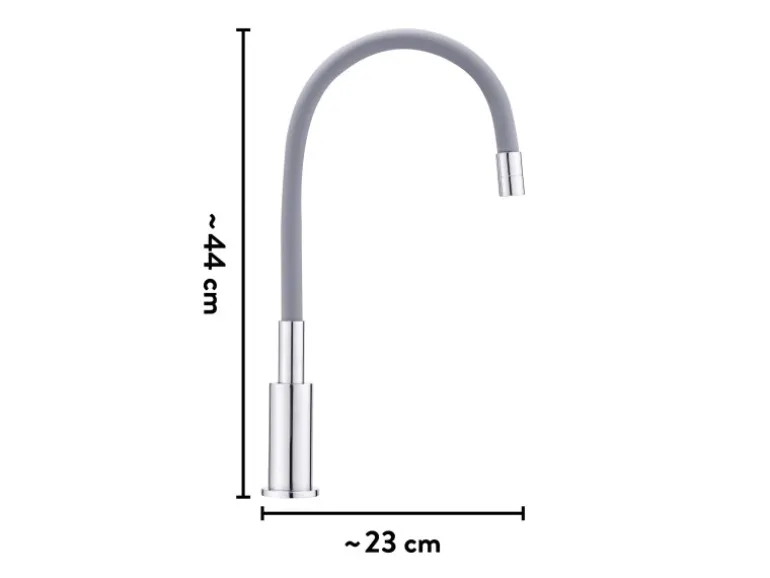 baliv Küchenarmatur KI-1821 Chrom-Grau