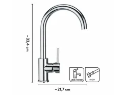 baliv Küchenarmatur KI-1830 Chrom