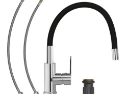 baliv Küchenarmatur KI-1100 Chrom-Schwarz