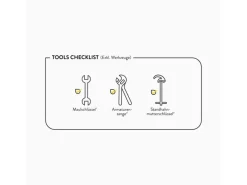 baliv Küchenarmatur KI-1100 Chrom-Schwarz