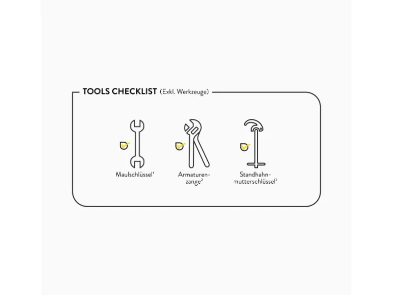 baliv Küchenarmatur KI-1100 Chrom-Schwarz