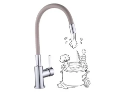 baliv Küchenarmatur KI-1822 Chrom-Taupe