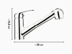 baliv Küchenarmatur KI-5091 Chrom