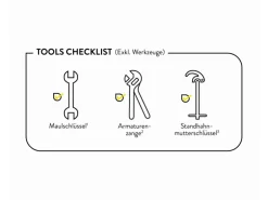 baliv Küchenarmatur KI-1820 Chrom-Taupe