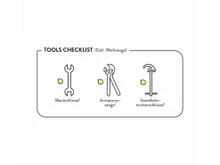 baliv Küchenarmatur KI-1820 Chrom-Schwarz