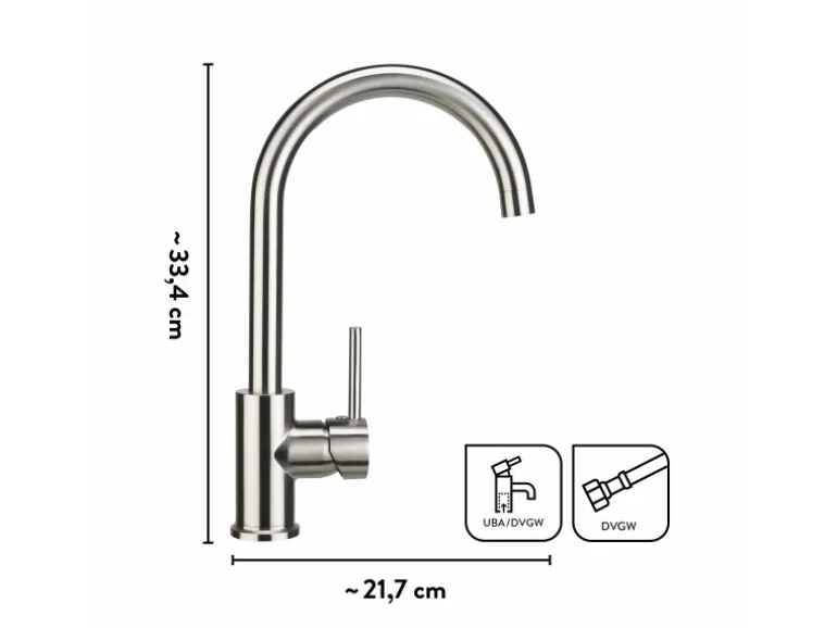 baliv Küchenarmatur KI-1832 Edelstahl