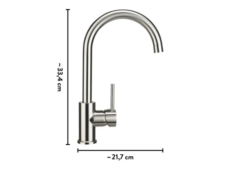 baliv Küchenarmatur KI-1832 Edelstahloptik