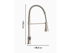 baliv Küchenarmatur KI-1172 Edelstahloptik