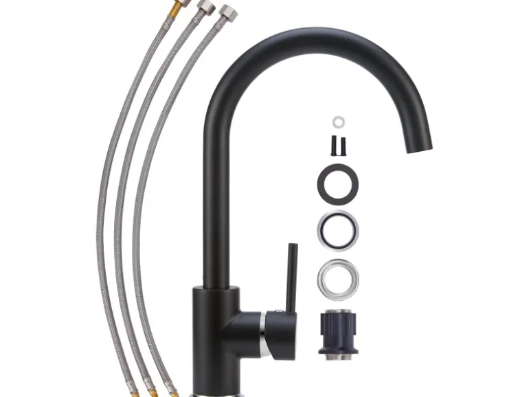 baliv Küchenarmatur KI-1831 N Schwarz-Matt