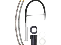 baliv Küchenarmatur KI-1330 Schwarz Chrom