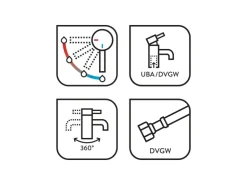 baliv Küchenarmatur KI-1831 Schwarz