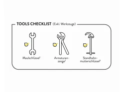 baliv Küchenarmatur KI-1831 Schwarz