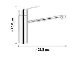 baliv Küchenarmatur mit Wasserspareinsatz KI-1610 Verchromt
