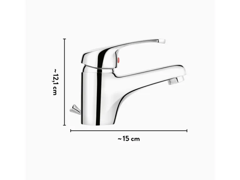 baliv Niederdruck Waschtischarmatur WT-5090 N Chrom