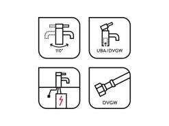 baliv Niederdruck-Küchenamatur KI-5090 N Chrom