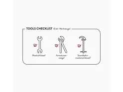 baliv Niederdruck-Küchenarmatur KI-5071 N Schwarz-Chrom
