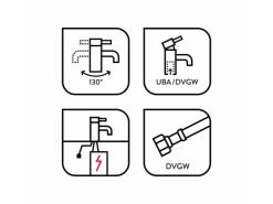 baliv Niederdruck-Küchenarmatur KI-1183 N Chrom