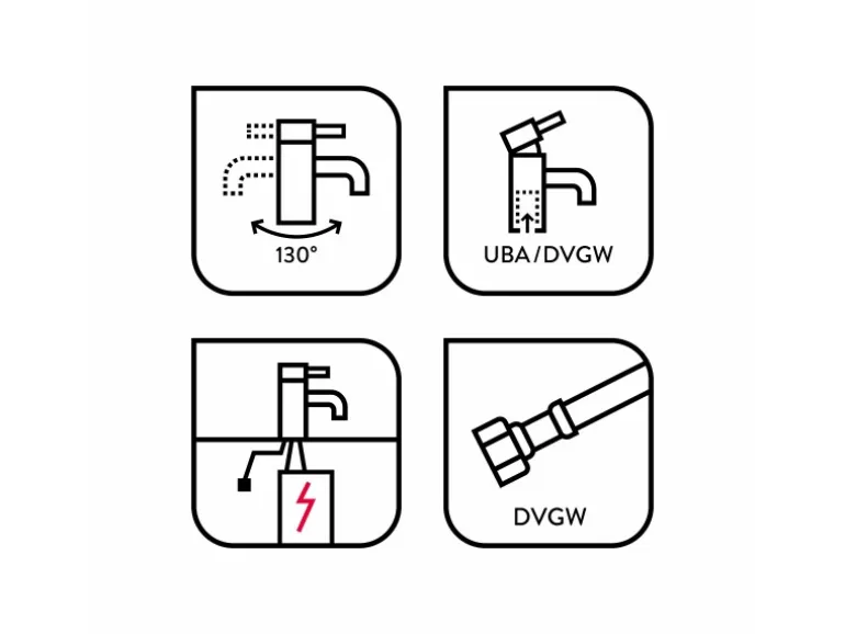 baliv Niederdruck-Küchenarmatur KI-1183 N Chrom