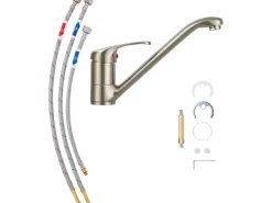 baliv Niederdruck-Küchenarmatur KI-5093 N Edelstahl-Optik