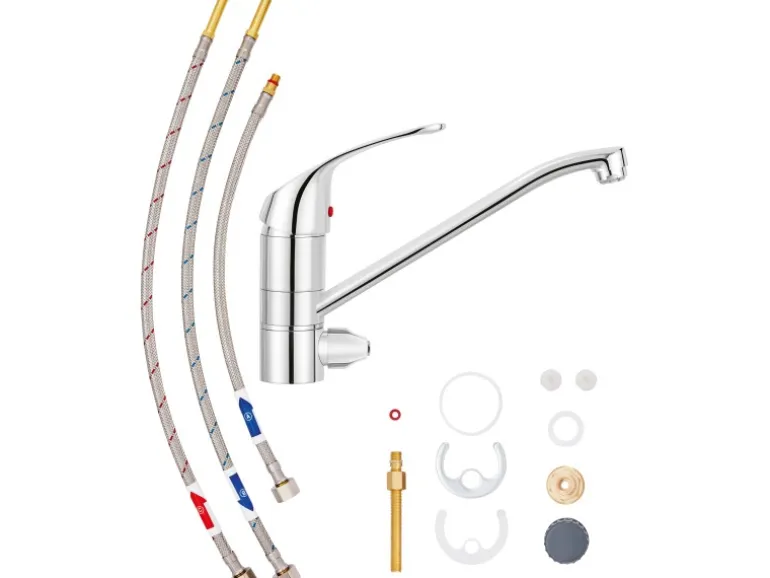 baliv Niederdruck-Küchenarmatur KI-1184 N Chrom mit Geräteanschluss