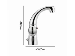 baliv Thermostat-Waschtischarmatur WT-200 Chrom