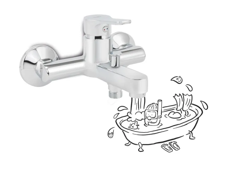 baliv Wannenarmatur WA-5750 Chrom