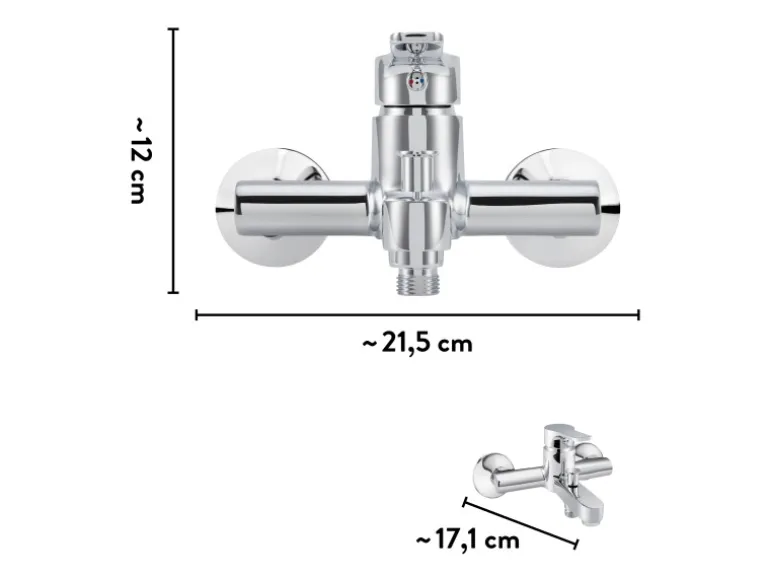 baliv Wannenarmatur WA-5750 Chrom