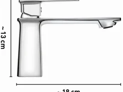 baliv Waschtischarmatur WT-180 Chrom