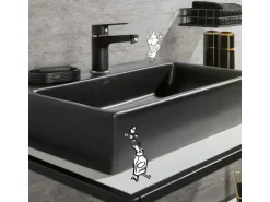 baliv Waschtischarmatur WT-5891 Einhebel Schwarz-Matt