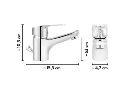 baliv Waschtischarmatur WT-5160 Chrom