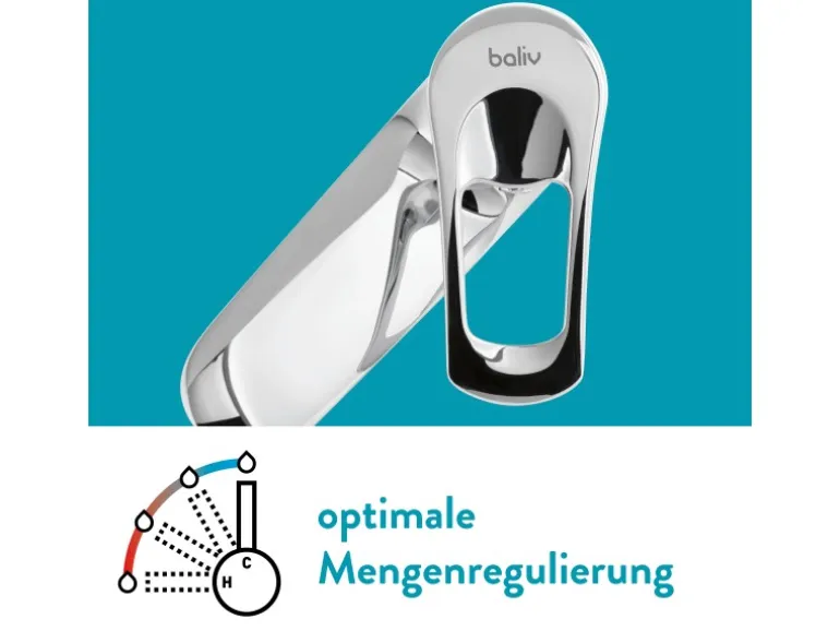baliv Waschtischarmatur WT-5160 Chrom