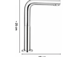 baliv Waschtischarmatur WT-160 Chrom