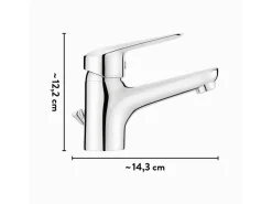 baliv Waschtischarmatur WT-390 Chrom