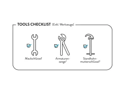 baliv Waschtischarmatur WT-151 Schwarz-Matt