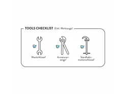 baliv Waschtischarmatur WT-5760 Schwarz Matt