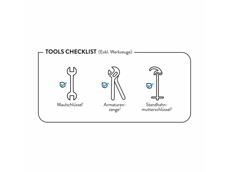 baliv Waschtischarmatur WT-5760 Schwarz Matt