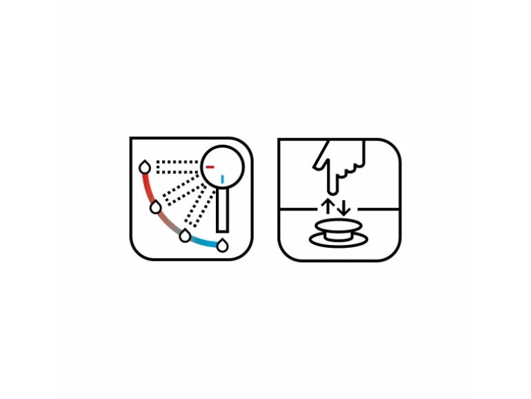 baliv Waschtischarmatur WT-5760 Schwarz Matt