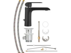 baliv Waschtischarmatur WT-5071 Chrom-Schwarz