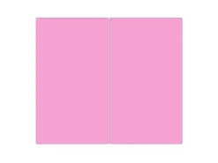 Banjado Herdabdeckplatte Glas 2 Teilig Je 30x52CM Schneidebrett Herdabdeckung Mit Motiv Rose