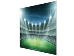 Banjado Herdabdeckplatte Glas 1 Teilig 60x52CM Schneidebrett Herdabdeckung Mit Motiv Arena